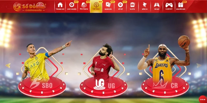 Cá cược thể thao hấp dẫn tại SODO CASINO