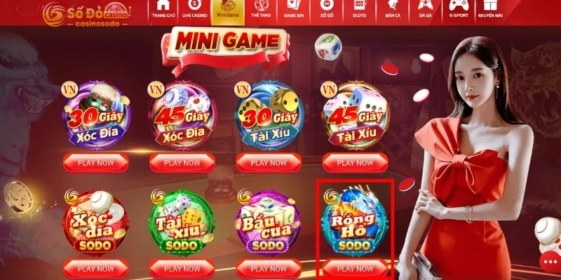 Giới thiệu rồng hổ SODO CASINO tại nhà cái uy tín số 1 Việt Nam